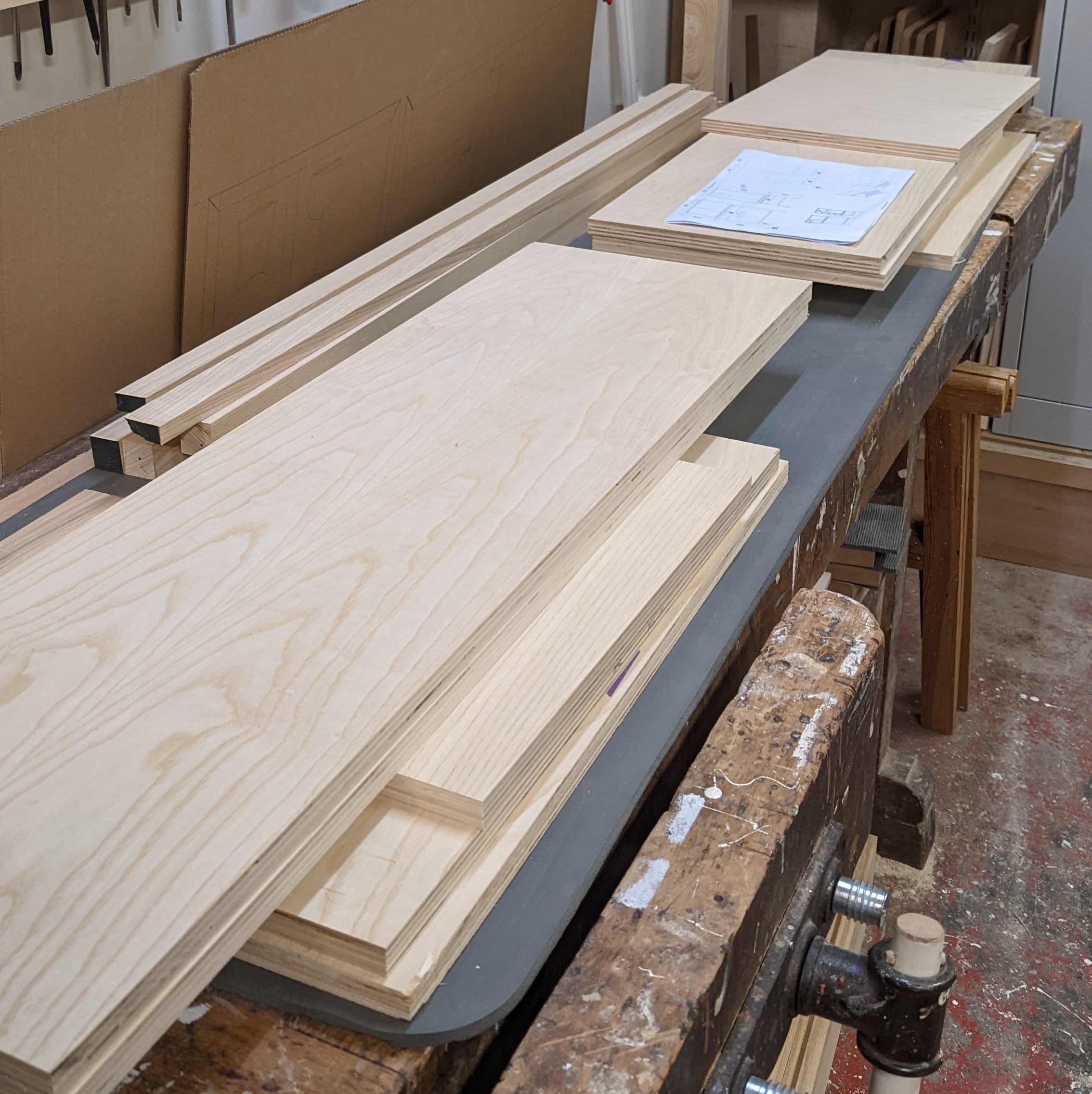 Large boards and logs need to be cut down into component parts